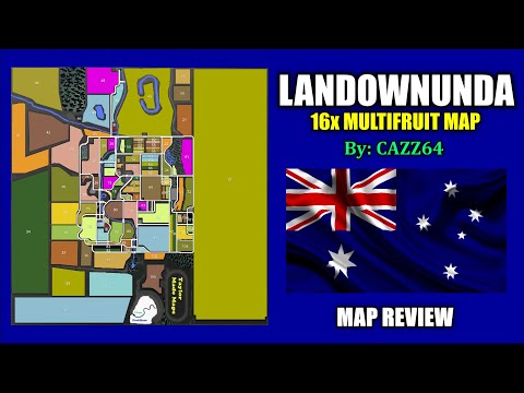 Landownunda 16x Multifruit Map Review Farming Simulator 19