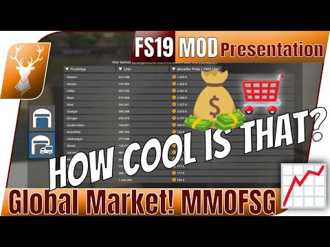 Global Market: Since NOW FS19 is a MMOFSG / Massively Multiplayer Online Farming-Simulator Game