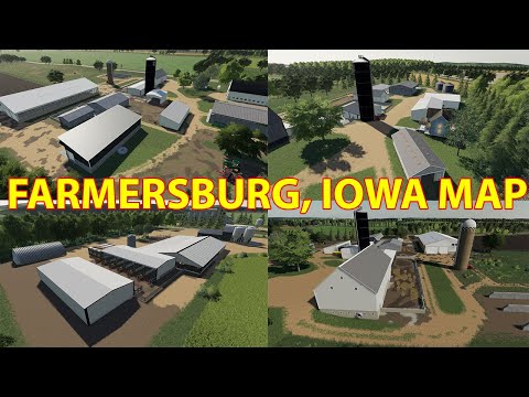FS19 - Farmersburg Iowa Map