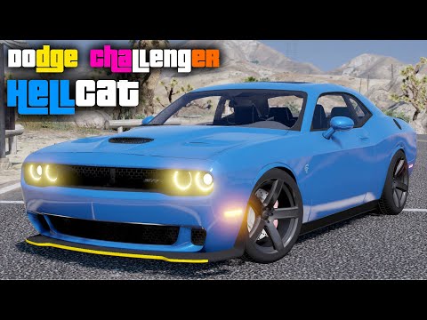 2016 Dodge Hellcat Challenger - GTA 5 Real Life Car Mod + Download Link!