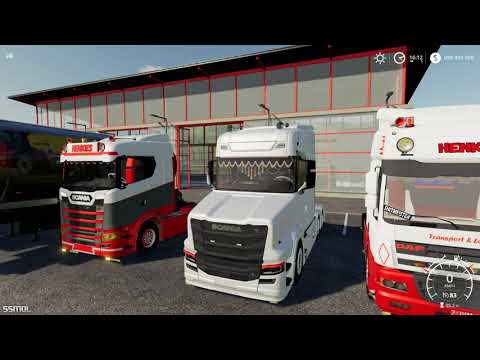 Farming Simulator 2019 mods Scania t cab &amp; DAF CF 4x2 &amp; Scania next gen