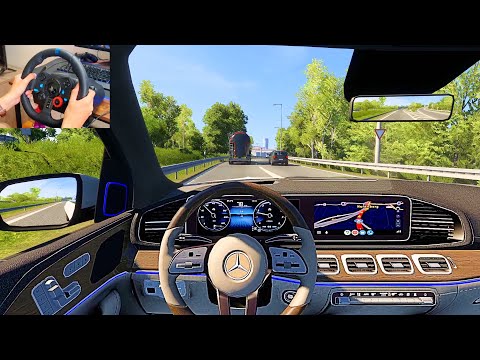 2023 Mercedes-Benz GLS MAYBACH | ETS2 Premium Car Mod | Steering Wheel Gameplay + Download Link