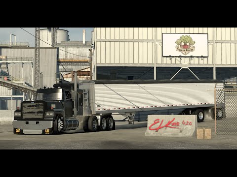 American Truck Simualtor: Ford LTL 9000 / DLC Nebraska / Grain Hopper/ 1.50