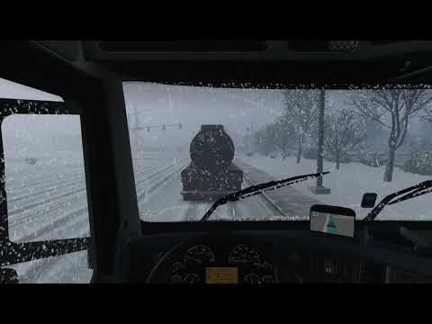Frosty Winter Weather Mod + Heavy Winter Addon - American Truck Simulator