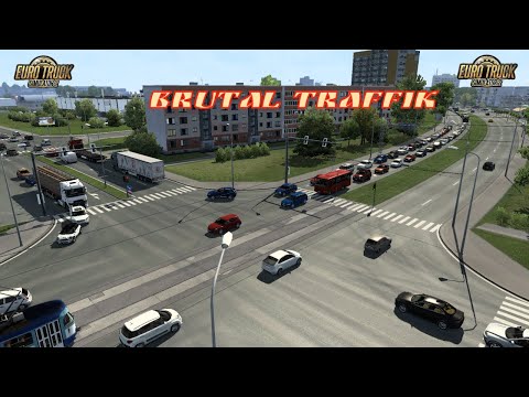 Мод Brutal Traffic by Kass v1.7 Euro Truck Simulator 2 (v1.41.x)