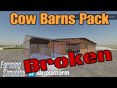 Cow Barns Pack / FS22 mod for all platforms