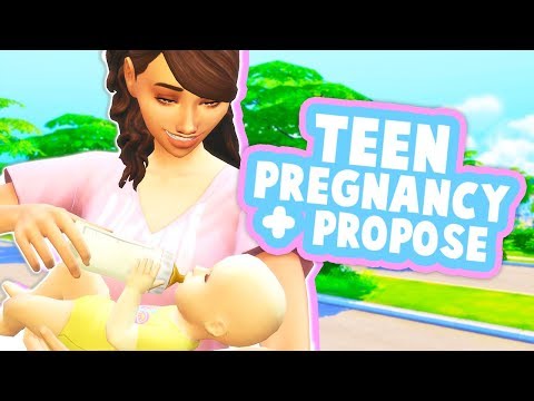 NEW TEEN PREGNANCY + GET ENGAGED MOD REVIEW🍼💍 // THE SIMS 4