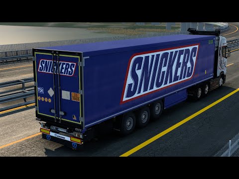 ETS2 1.46.2.17S 74/02/303/2023/1301 SKIN KRONE COOL LINER SNICKERS BY RODONITCHO MODS 1.0 1.40 1.46