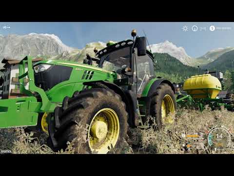 Farming Simulator 2019 mods John DEERE 6R &amp; John Deere 2510H And John Deere 2510H Tank