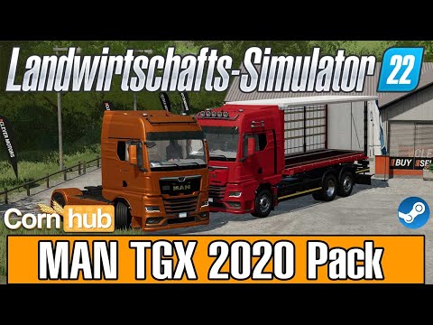LS22 Mods - MAN TGX 2020 Pack + Container Addon - LS22 Modvorstellung