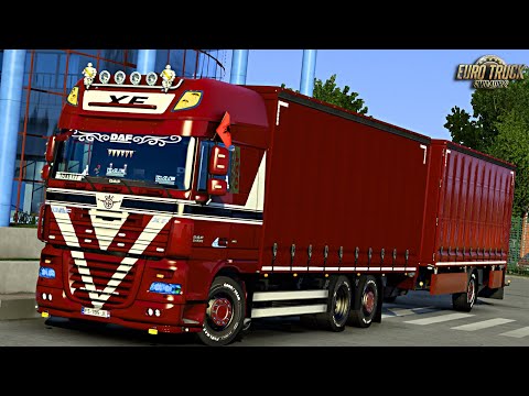 [ETS2 1.42] DAF XF 105 by vad&amp;k - ProMods 2.57 Gameplay | PC