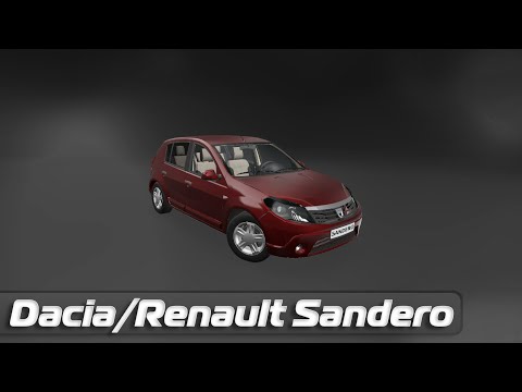 Мод Dacia/Renault Sandero для BeamNG.drive