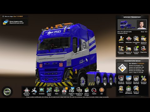 061/01/0061/2024/2853 RODONITCHO MODS ETS2 1.49.2.15S PROFILE SPECIAL TRANSPORT ETS2 1.0 1.49