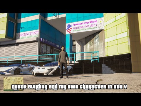 Visiting NUBTK in GTA V with own character model || GTA V Mod || Own Character Mod || Building Mod
