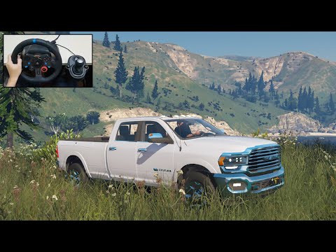 2020 RAM 2500 Laramie Longhorn Off-Road - GTA 5 with Steering Wheel - Logitech G29 Gameplay