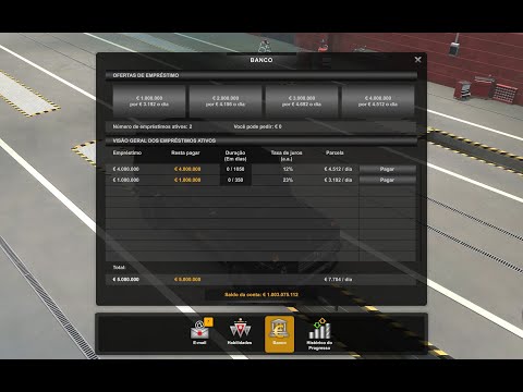 ETS2 1.45.1.6S 047/08/0226/2022 BANK WITH MORE MONEY AND TIME TO PAY BY RODONITCHO MODS 1.0 1.45