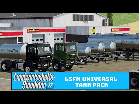 LS22 | LSFM Universal Tank Pack | Modvorstellung | LANDWIRTSCHAFTS SIMULATOR 22
