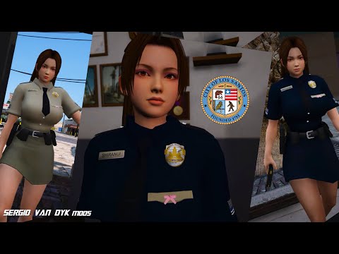 Mai Shiranui - Jill Valentine - Police Officer - Sheriff [Replace] GTA V Modding