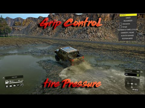 Snowrunner mod : Grip control with pressure tire