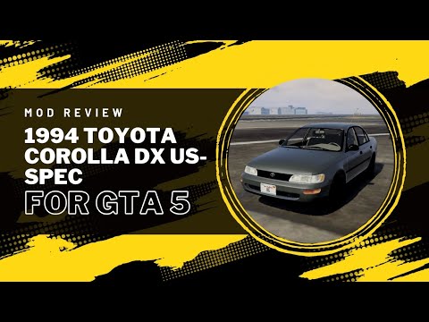 1994 Toyota Corolla DX Us-Spec For GTA 5