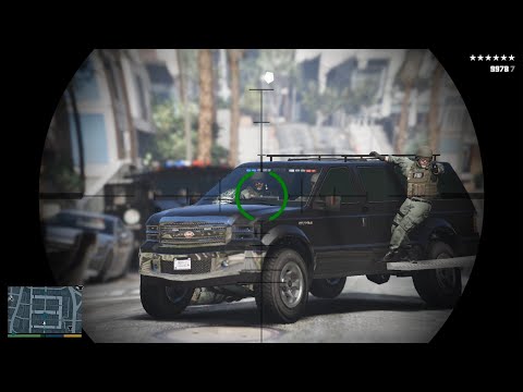 GTA 5 Madrazo Cartel &amp; Cops Attack + 10 Star Police Chase Escape(RDE 4.0.2 Expansion)