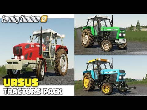 FS19 | URSUS Tractors pack (2020-04-25) - review