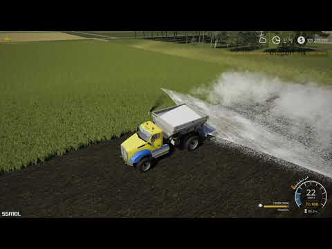 Farming Simulator 2019 mods Kenworth T880 spreader
