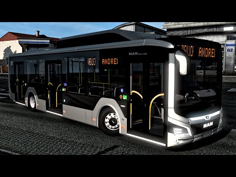 ETS2 (1.39) Mods Bus: New Man Lion’s City Gameplay