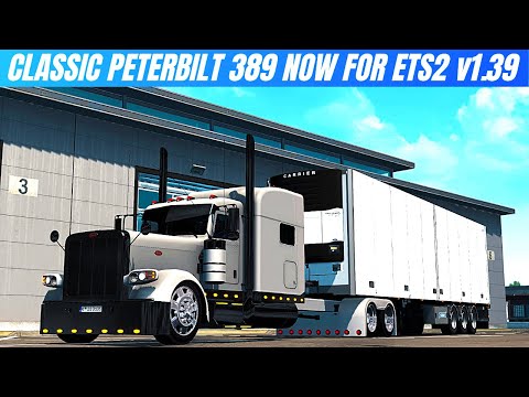 Euro Truck Simulator 2 Gorgeous Peterbilt 389 from ATS [ETS2 1.39]