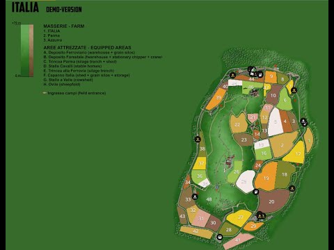 ITALIA Demo Version map | Farming Simulator 19 | Map fly over