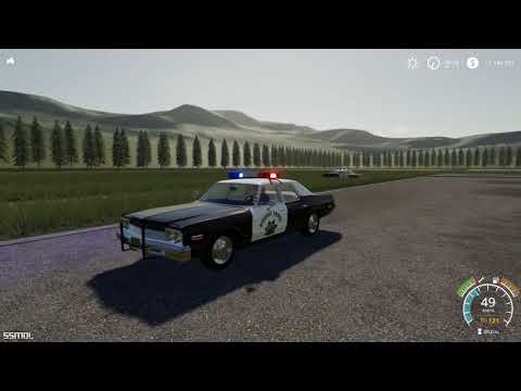 Farming Simulator 2019 mods Dodge Monaco Police 1974
