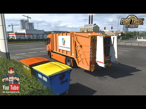 [ETS2 v1.46]Scania P by Eugene Mülltransporter / Garbage Truck Addon