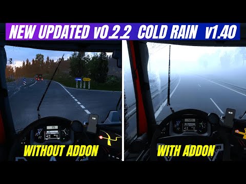 Euro Truck Simulator 2 | COLD RAIN v.0.2.2 Updated [ETS2 1.40]