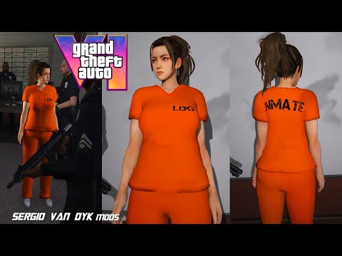 Lucia VI - Inmate &quot;Trailer 1&quot; (GTA 6) Mod [Add-On Ped | Replace] | GTA V Modding