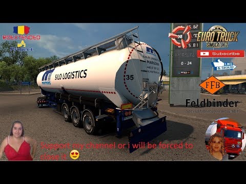 Euro Truck Simulator 2 (1.36) Owned Feldbinder KIP trailer pack v1.1 by LadenSwallow + DLC&#039;s &amp; Mods