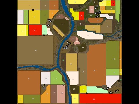 Cornbelt 16X map | Farming Simulator 19 | Map fly over
