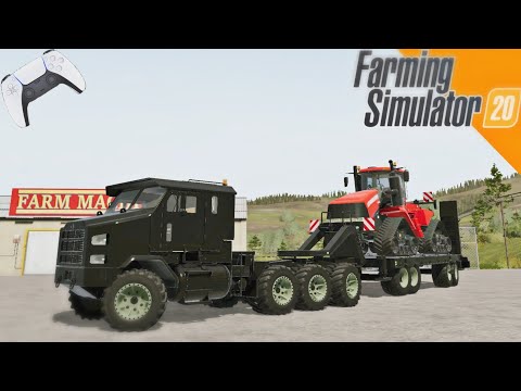 Farming Simulator 20{Oshkosh Defense HET M1070A1} Mod Gameplay||Gaming Spot||