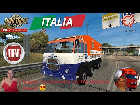 Euro Truck Simulator 2 (1.36) Old Truck Fiat 690 1.36x + Skin Recoaro bibite + DLC&#039;s &amp; Mods
