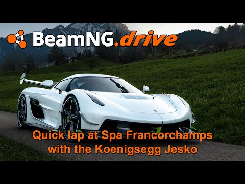 BeamNG | Quick lap at Spa Francorchamps with the Koenigsegg Jesko