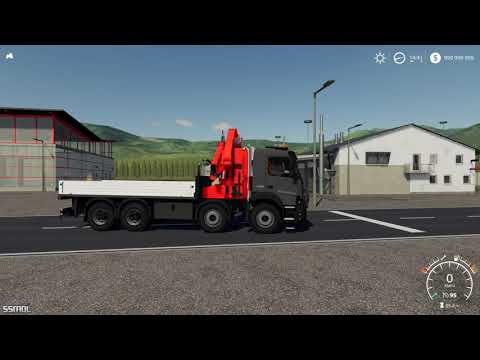 Farming Simulator 2019 mods Volvo FMX 2013 Crane