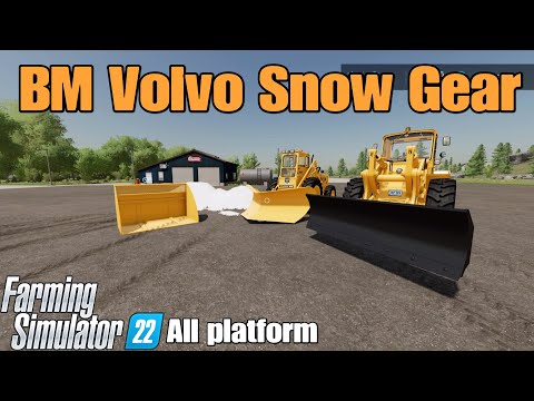 BM Volvo Snow Gear / FS22 mod for all platforms