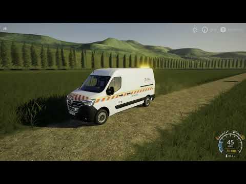 Farming Simulator 2019 mods Renault Master IV - Garage de Moulains