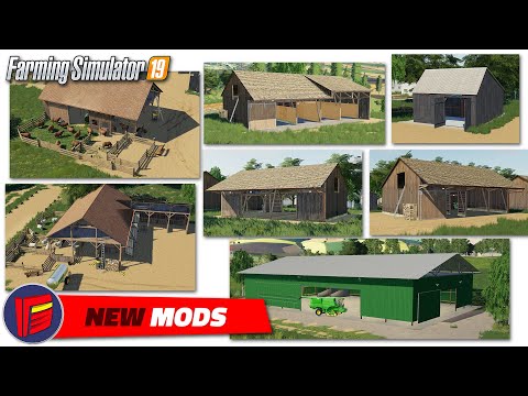 FS19 | New Farm Building Mods (2020-08-11) - review