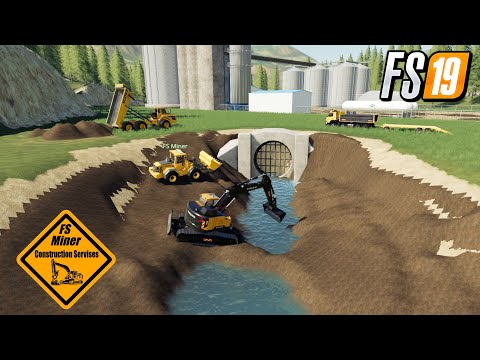 FS19 PUBLIC WORKS DRAINAGE PIPE DONO COUNTRY V2 MAP FARMING SIMULATOR 19 ROLEPLAY