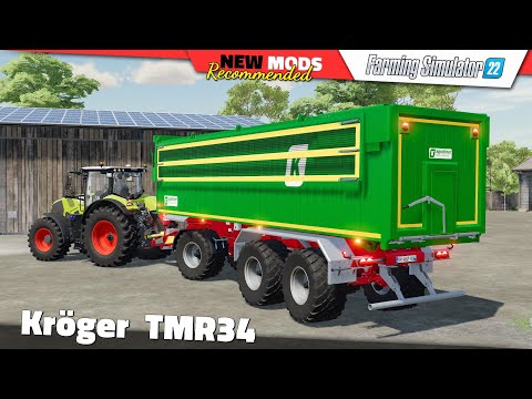 FS22 | Kröger TMR34 - Farming Simulator 22 New Mods Review 2K60
