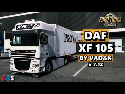 |ETS2 1.47| DAF XF 105 v7.12 by vad&amp;k [Truck Mod]