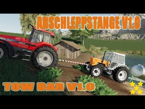 Mod Vorstellung Farming Simulator Ls19:ABSCHLEPPSTANGE/ TOW BAR V1.0