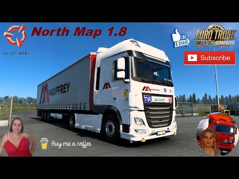 Euro Truck Simulator 2 (1.45) Daf XF Euro 6 Reworked v4.4 [Schumi] [1.45] New Version + DLC&#039;s &amp; Mods