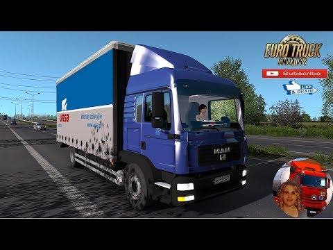 Euro Truck Simulator 2 (1.36) Man TGL Tandem + DLC&#039;s &amp; Mods