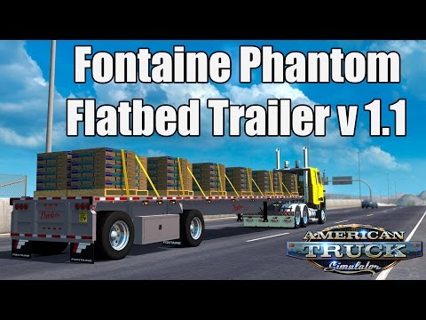 ATS Mods - Fontaine Phantom Flatbed Trailer v1.1